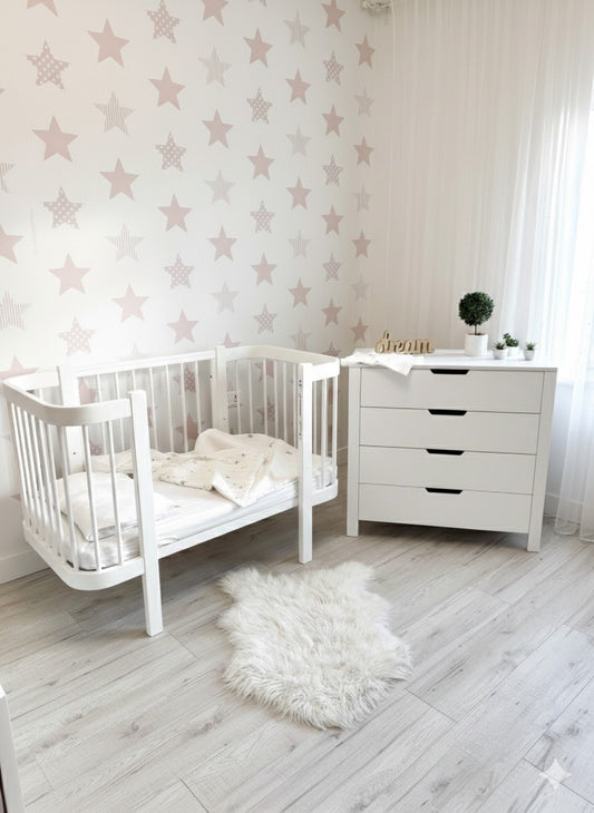 Baby Crib ELIN - White