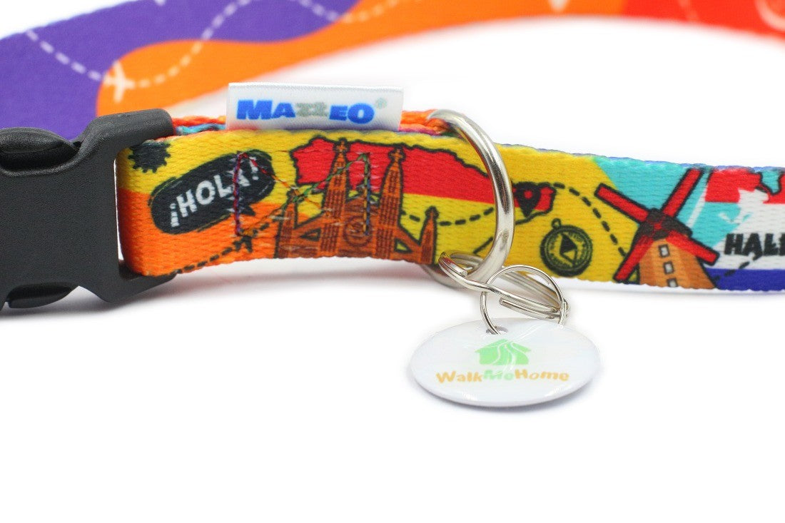 Collar With A Plastic Bucle – Travel