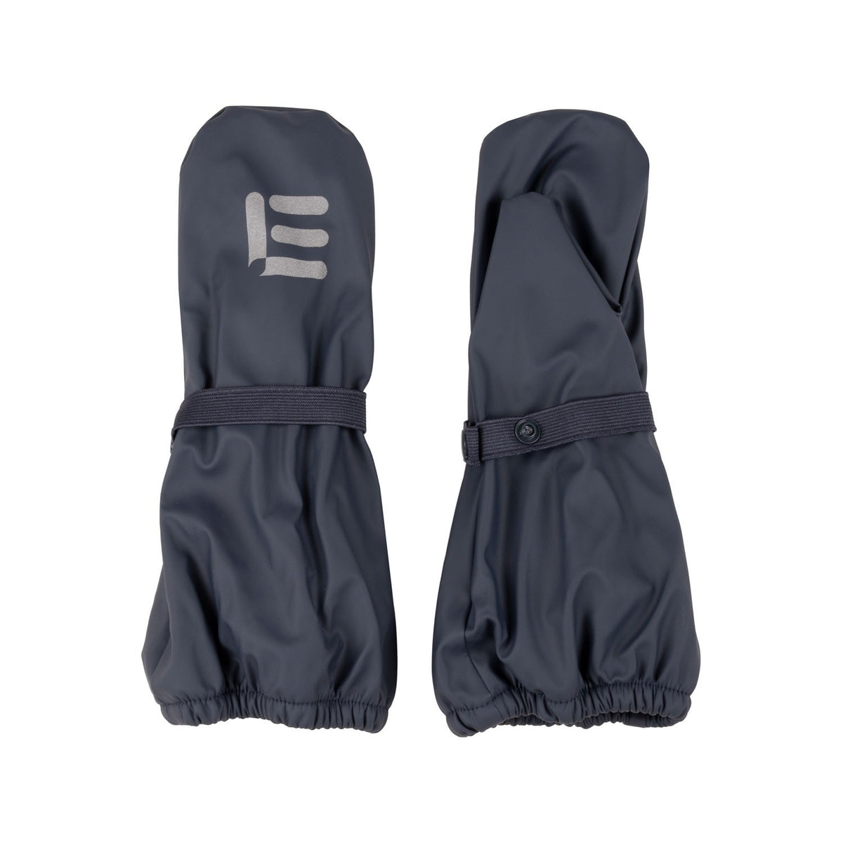 Kids’ Fleece-Lined Rain Mittens – Blue