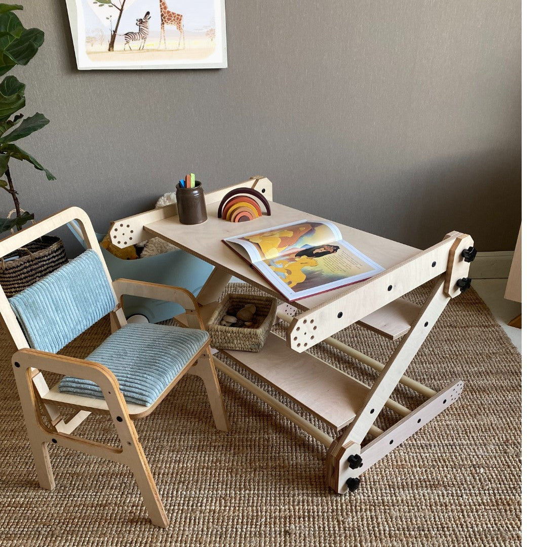 Montessori Climbing Set / Table / Drawing Board NABU
