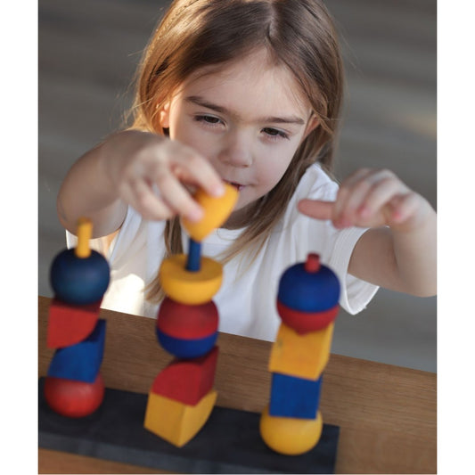 Montessori-inspired Modern Stacking Toy Modern Y