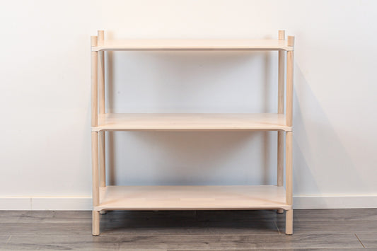 Montessori-Inspired Wooden Shelving Unit Medium, 3 Shelves