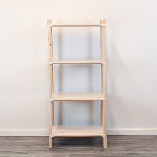 Montessori-Inspired Wooden Shelving Unit Small, 4 Shelves