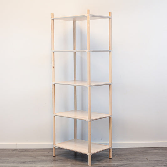 Montessori-Inspired Wooden Shelving Unit Small, 5 Shelves