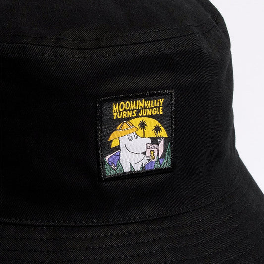 Moomin Jungle Adult Bucket Hat - Black