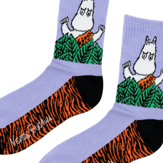 Moomin Jungle Women's Retro Socks - Purple