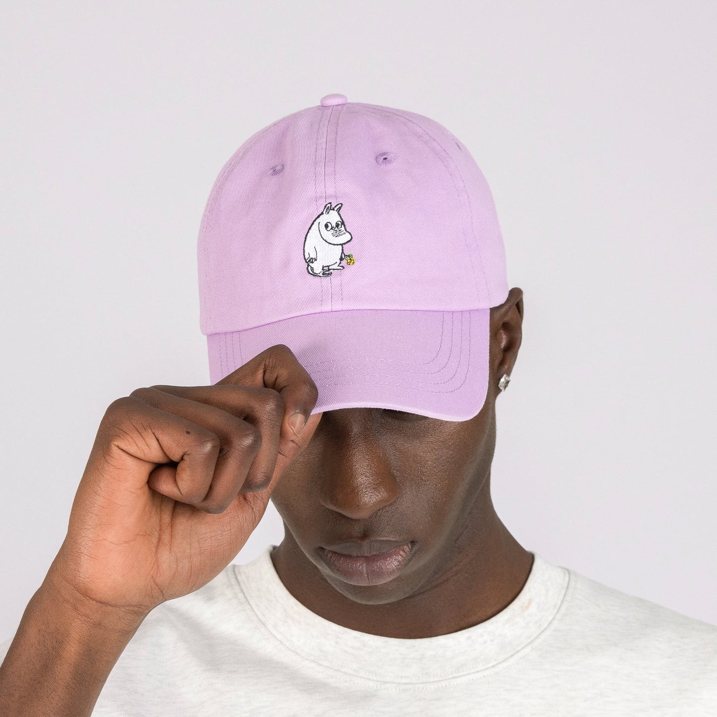Moomintroll Flower Dad Cap Adult - Lavender
