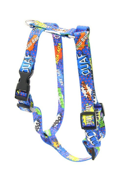 Nylon Harness – Blue Graffiti