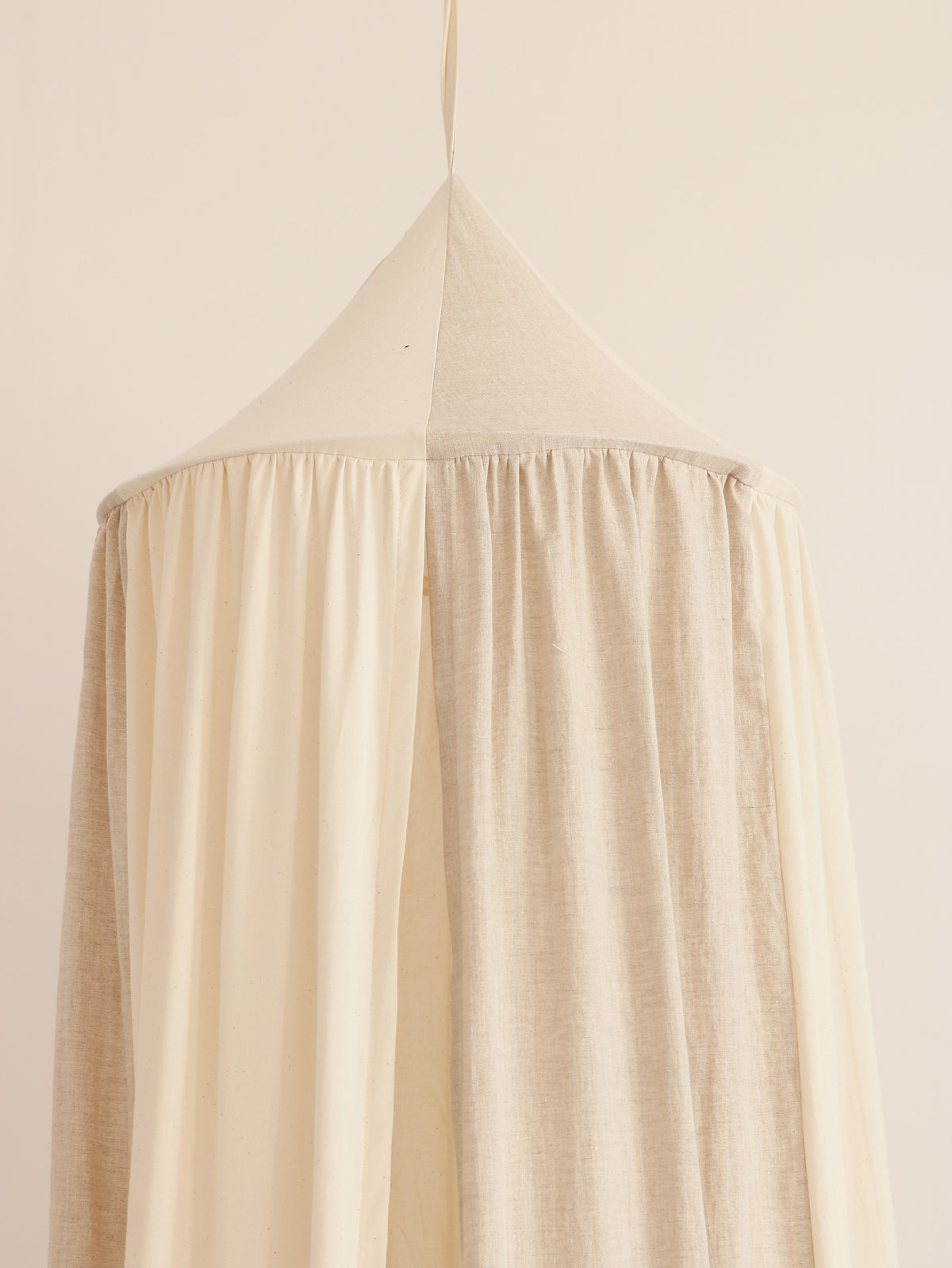 Organic Cotton and Linen Canopy - Cream Circus