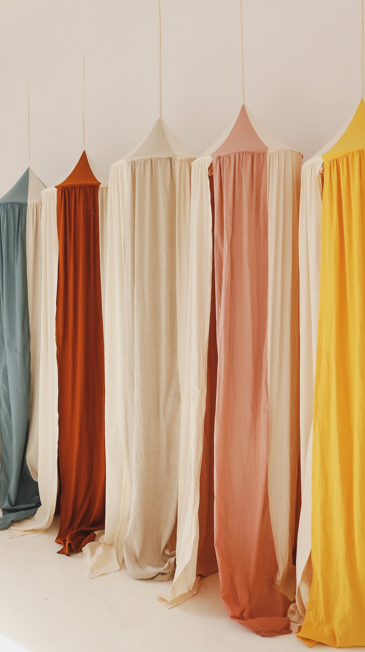 Organic Cotton and Linen Canopy - Cream Circus