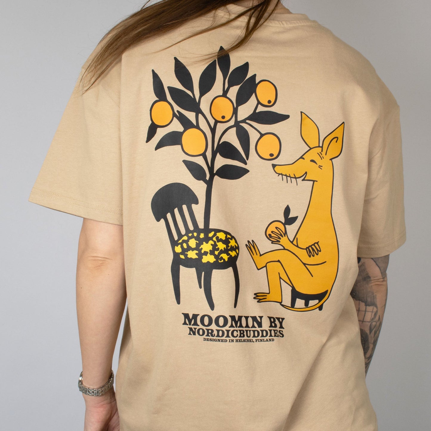 Organic Cotton Premium T-Shirt Sniff - Beige