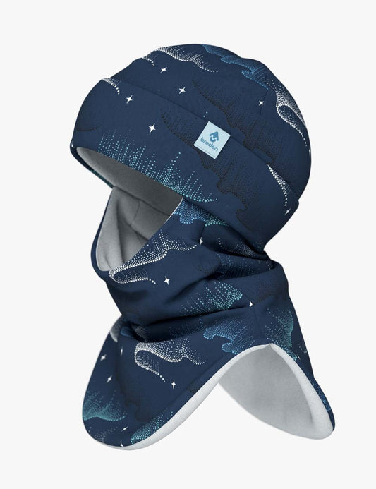 Thermal Fleece Balaclava For Kids FRODE - Northern Lights