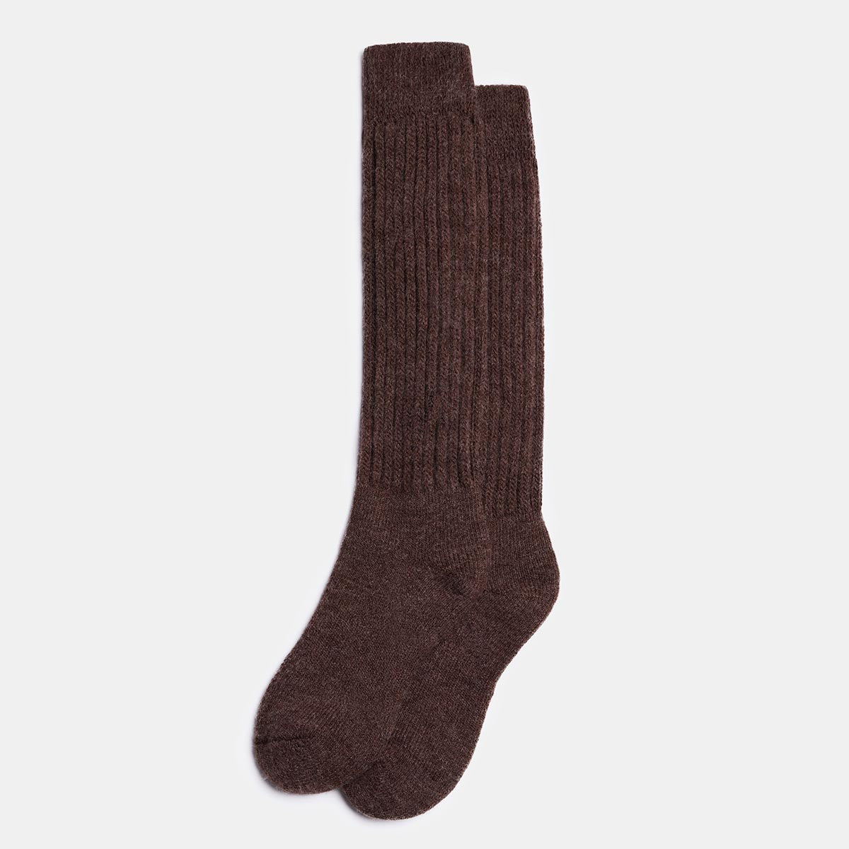 Natural Alpaca Wool Socks - Long