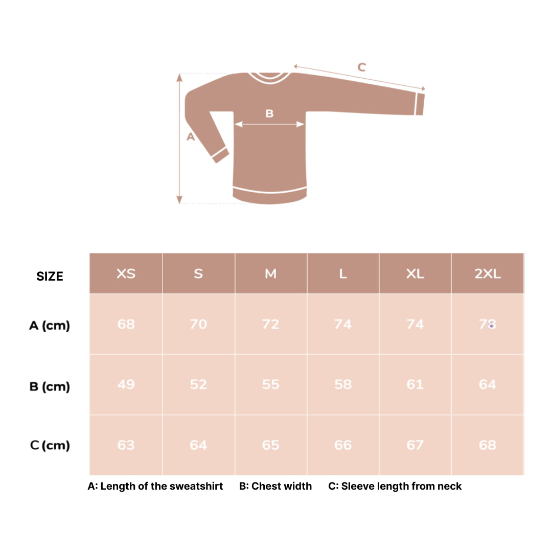 Embroidered Collar Organic Cotton Sweatshirt "Far" (SE)