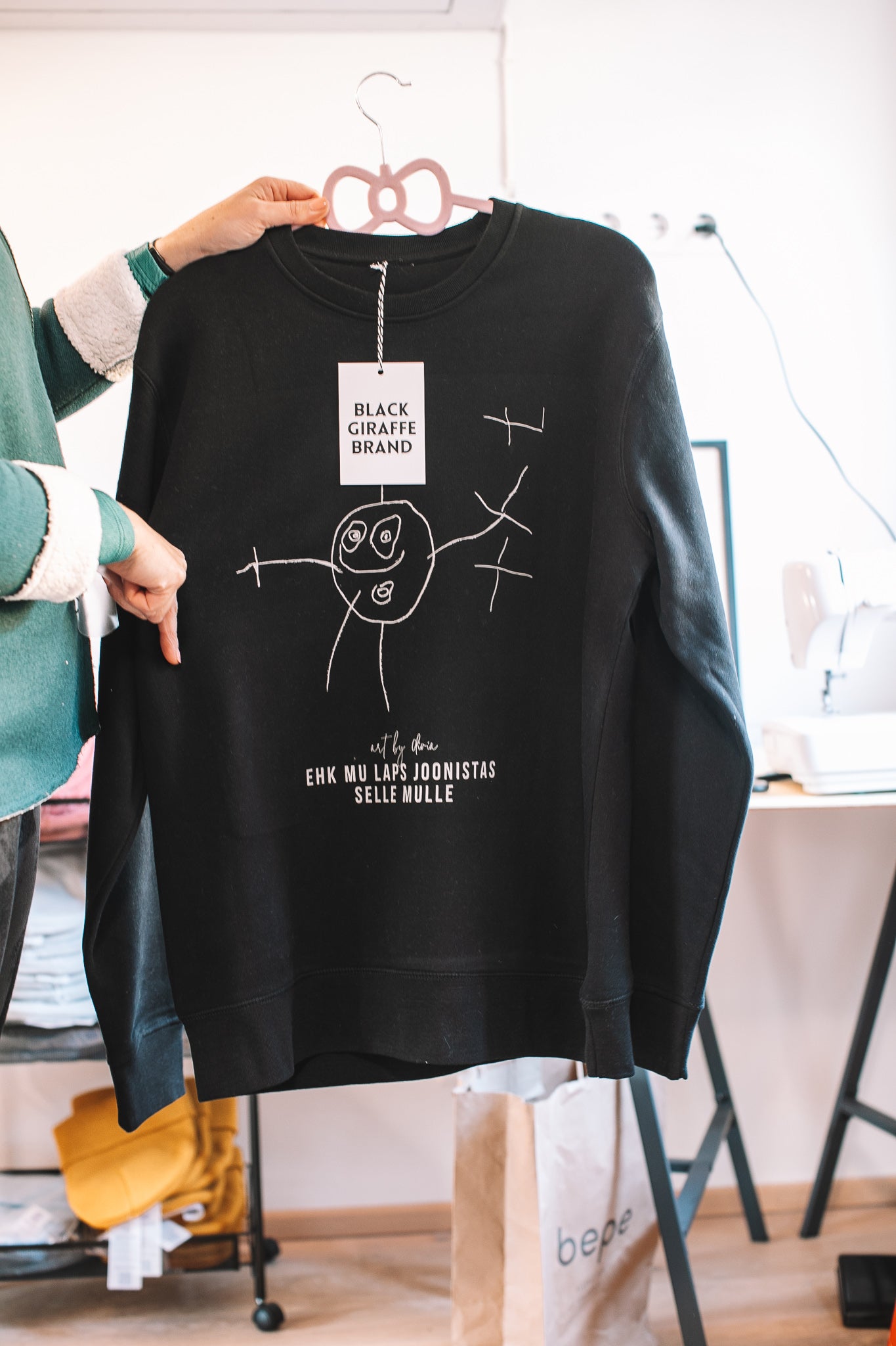 Sweatshirt With Your Child's Drawing