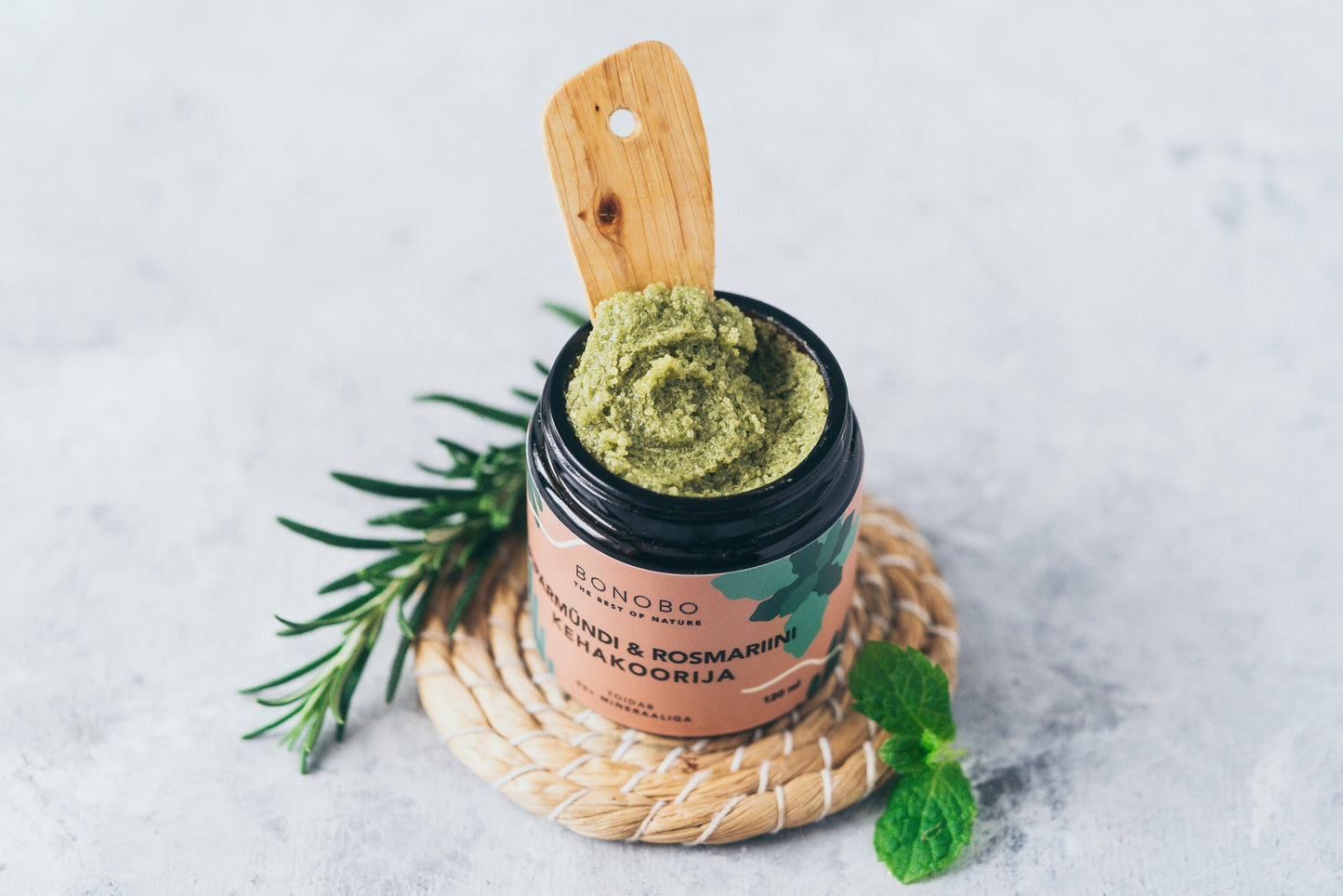 Body Scrub — Peppermint and Rosemary