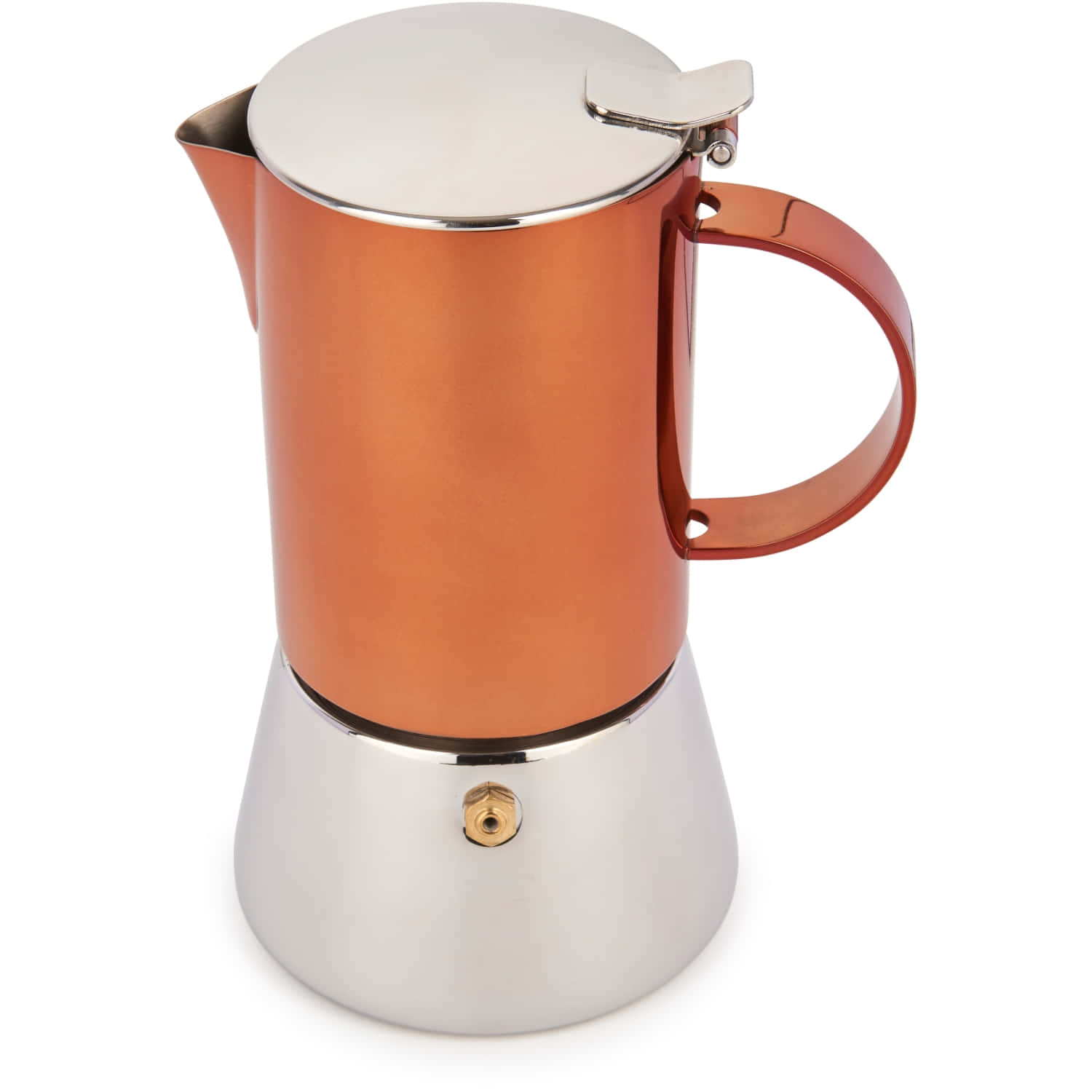 La Cafetière Polished Stainless Steel Copper Stovetop - 300 ml