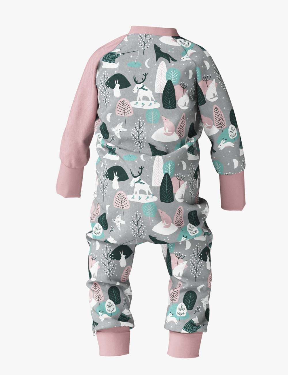 Baby Sleepsuit FREDA - Winter Animals