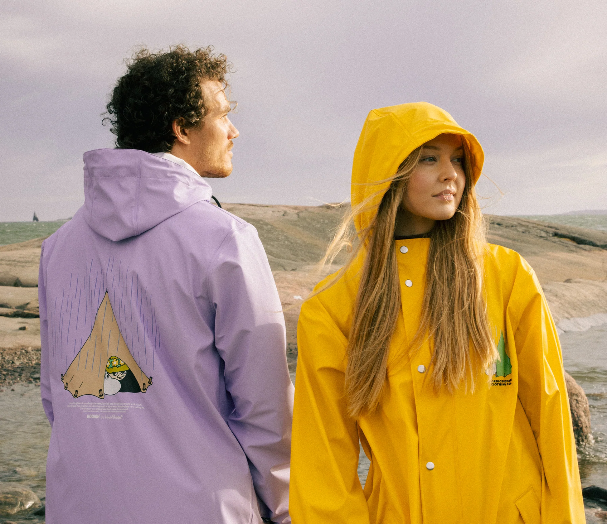 Moomin Adventure Rain Jacket - Yellow