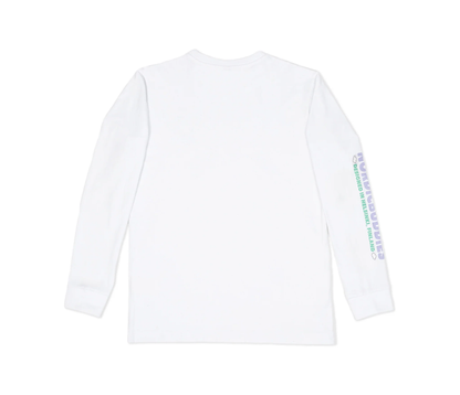 Moomintroll's Adventure Longsleeve Shirt With Cuffrib Unisex - White