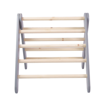 Ladder with a Slide-Climbing Wall - Grey