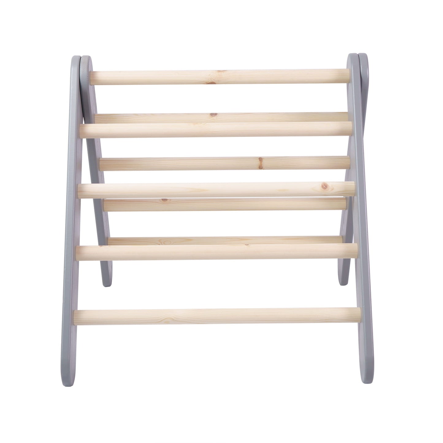 Wooden Pikler Climbing Ladder - Gray