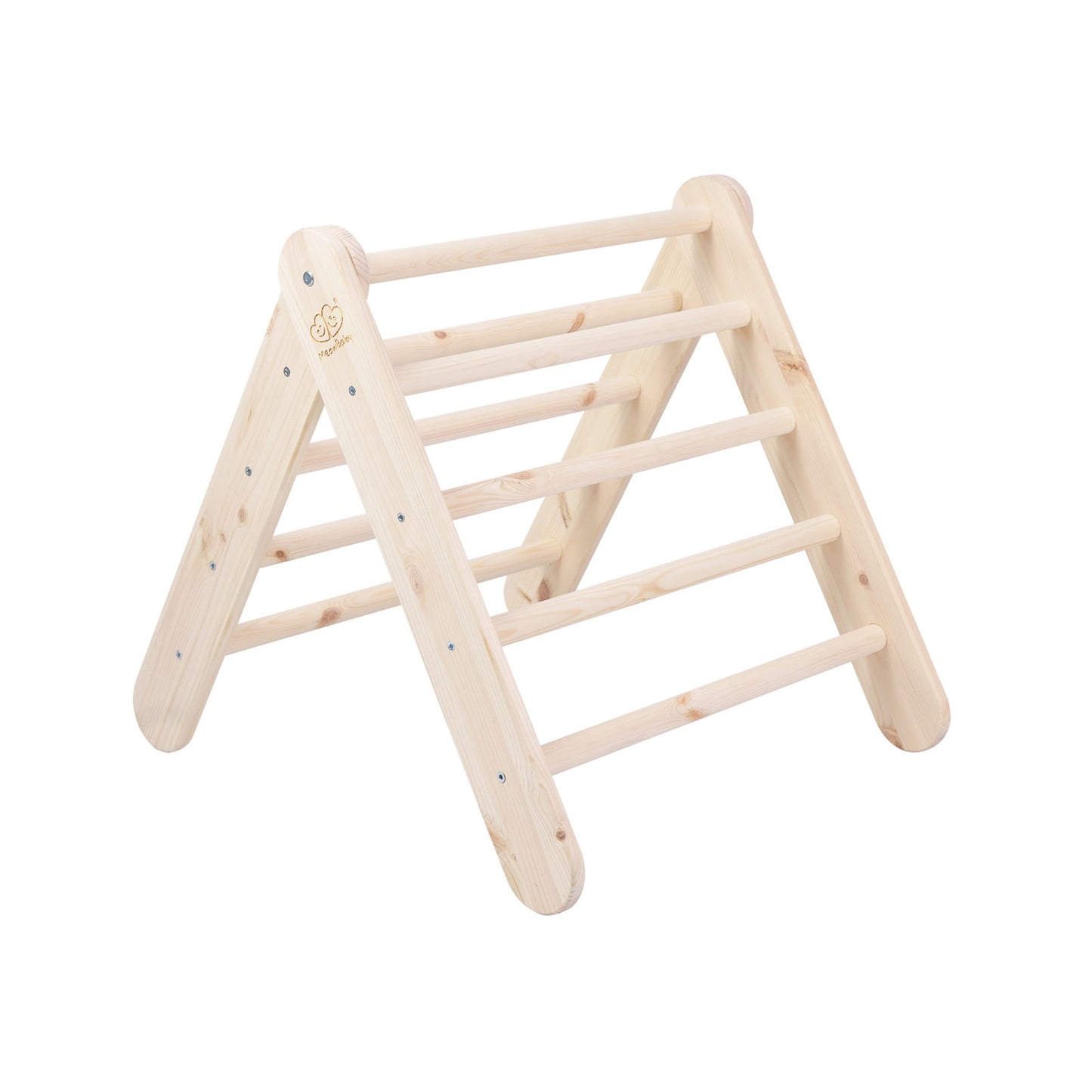 Wooden Pikler Climbing Ladder - Natural Wood