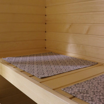 Sauna bench seating pad 45 x 50 cm - Hiiumaa fly pattern