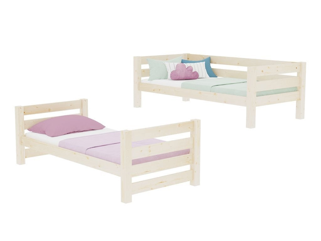 ALPY House Bunk Bed with Front Storage Stairs – 90 × 200 cm