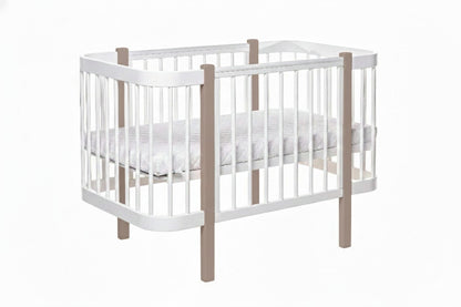Baby Crib ELIN - Cappuccino/White