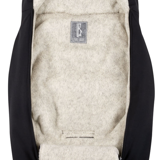 Baby Winter Footmuff – Black, One Size