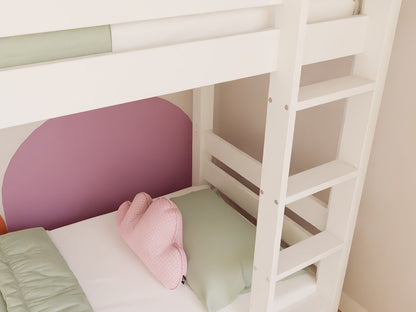 ALPY House Bunk Bed with Ladder – 90x200 cm