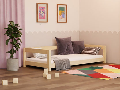 LUCKY Single Bed with Open Entrance – 120–140 cm Wide