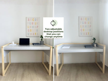 STOLLY Children’s Adjustable Desk with Two Height Settings