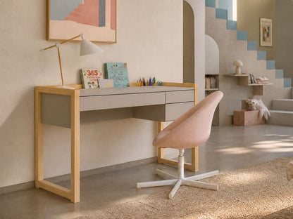 STOLLY Children’s Desk with Three Drawers and Pencil Holders