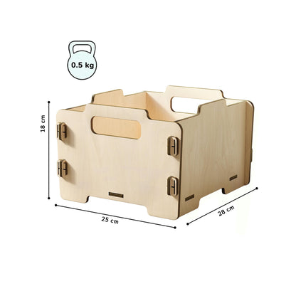 Stackable Toy Storage Box – Natural