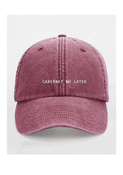 Cabernet Me Later Cap Adult