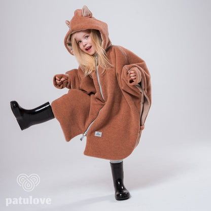 Car Poncho For Kids - Fox