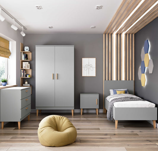 Children's Bed Kubi - Grey