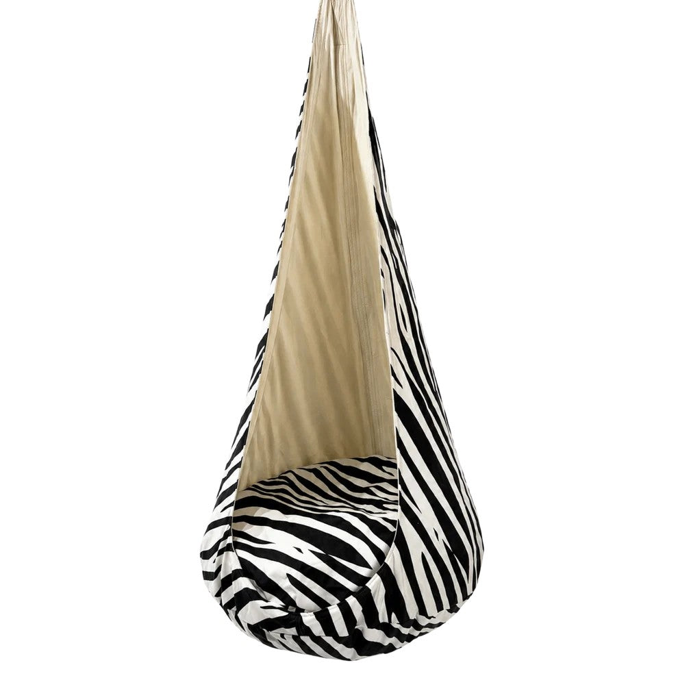 Cocoon Swing for Kids - Zebra XXL