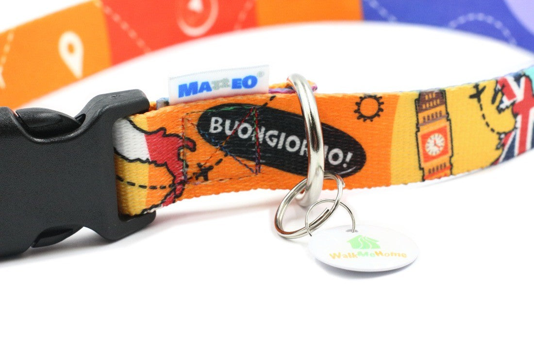 Collar With A Plastic Bucle – Travel