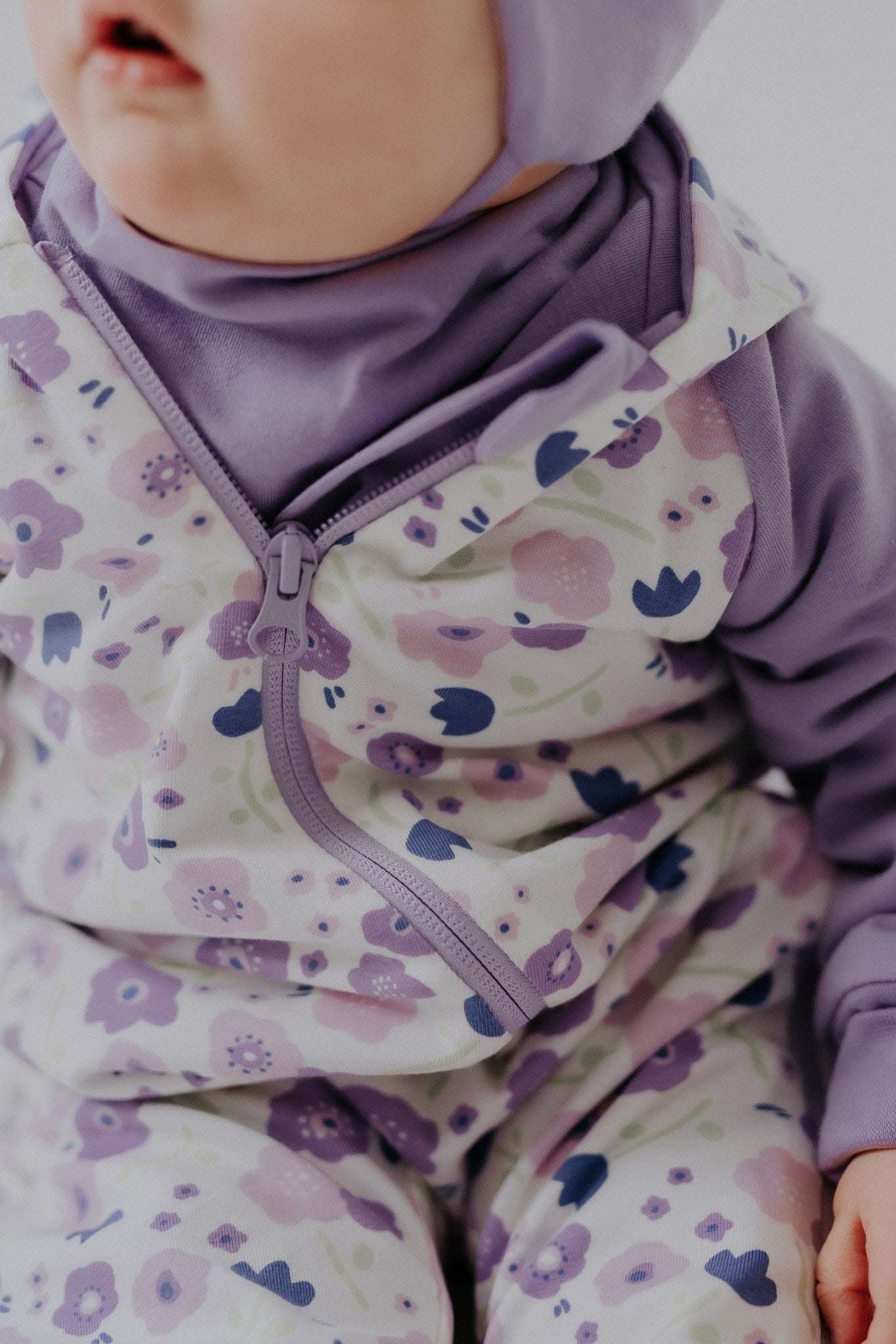 Double cotton jumpsuit BJORN - Summer Flowers