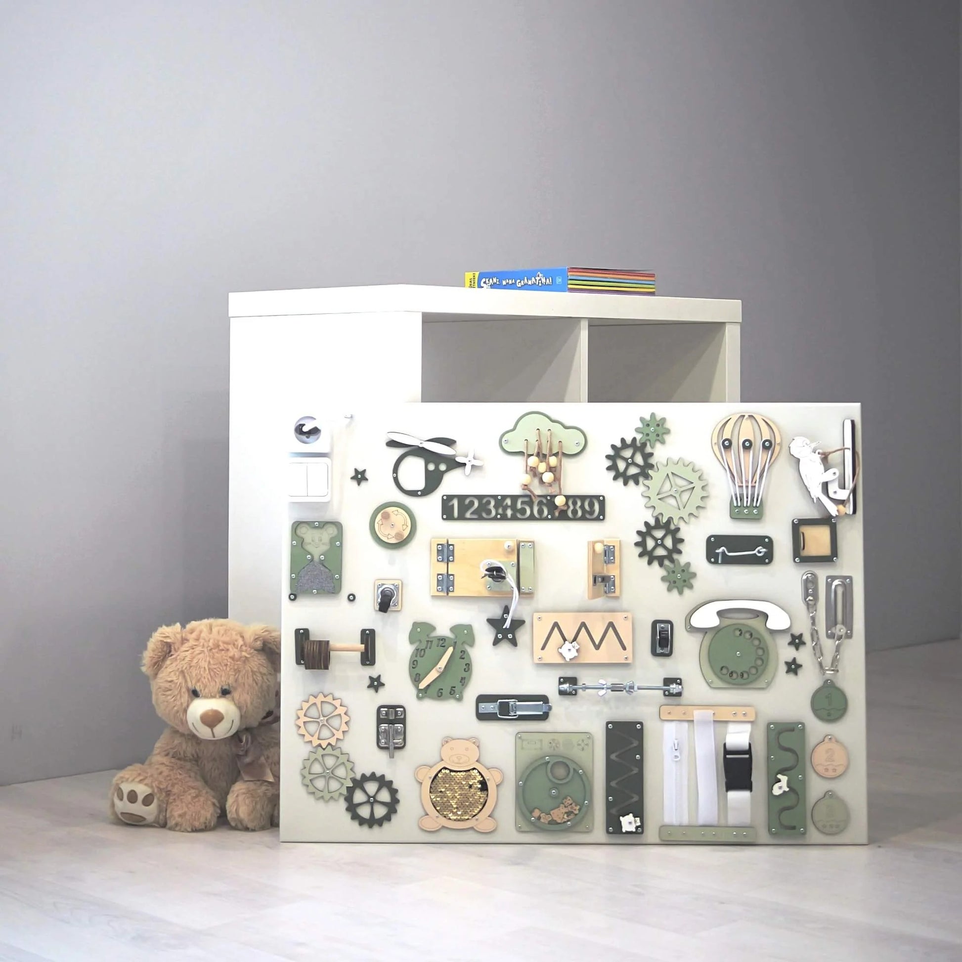 Extra large Montessori sensory busy board (60×80 cm)