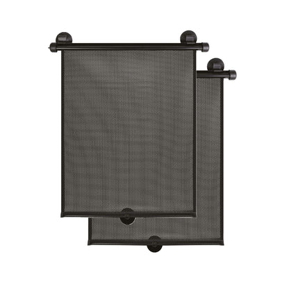 Suction Cup Car Side Window Retractable Sunshade - 2 pack