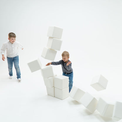 Foam Mega Cube Building Block - Ivory