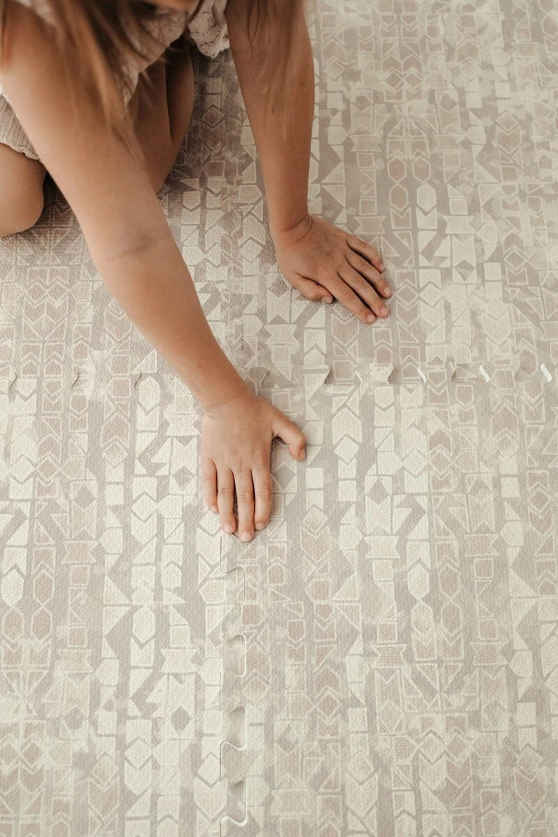 Foam Puzzle Playmat - Anya Linen