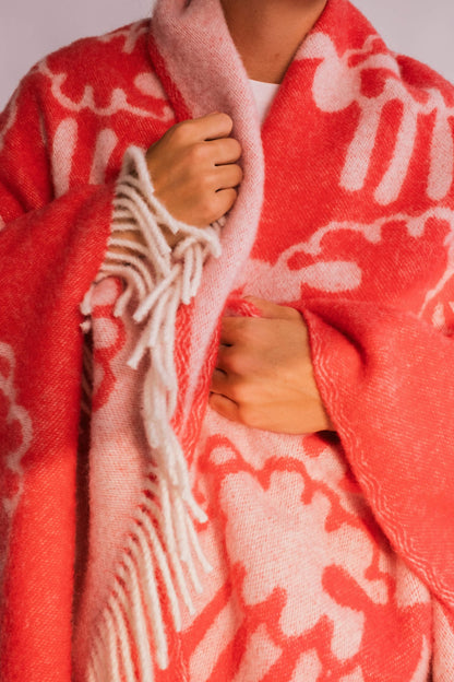 Friendsheep wool throw