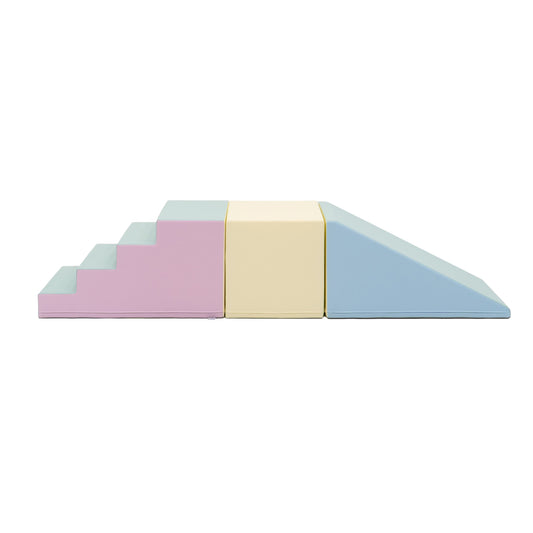 Corner Gym Soft Play Set – Light Pastel
