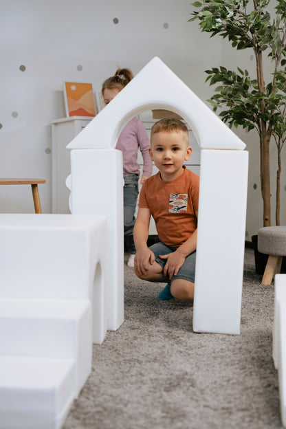 Soft Play 10 Foam Block Set - White Creativity