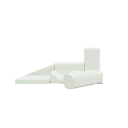Soft Play 7 Foam Block Set - White Discoverer